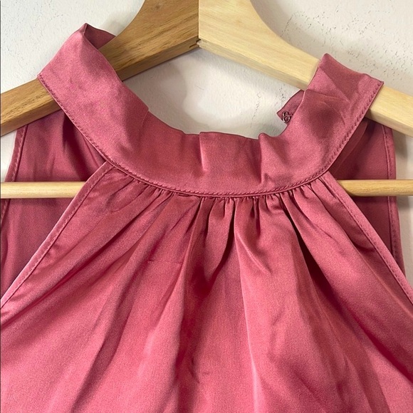 Rachel Zoe Pink Tie Front Tank Blouse - Picture 6 of 6